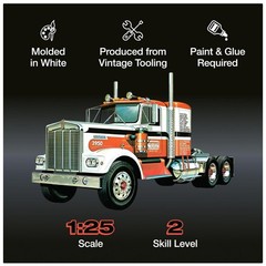 White Truck Model Building Set