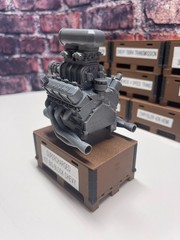 3D Printed CHEVY BLOWN BIG BLOCK ENGINE ASSEMBLY 1/24th – 1/10th MADE IN USA