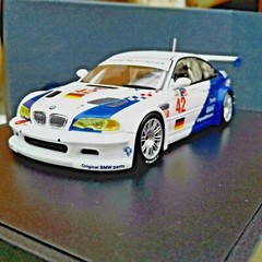 1/43 MINICHAMPS BMW M3 GTR, 2001, Driv. J. MULLER/J.J. LEHTO mint,++ !