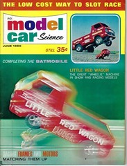 1966 TV Batmobile in Model Car Science Magazines-sold separately, your choice