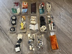Vtg Model CAR TRUCK Junkyard Assortment PARTS LOT 60’s 70’s