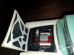1957 FORD FAIRLANE 500 BUILT MODEL KIT 1/25