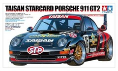 TAMIYA 1/24 TAISAN StarCard Porsche 911 GT2 JGTC Race Car Model Kit Y860308