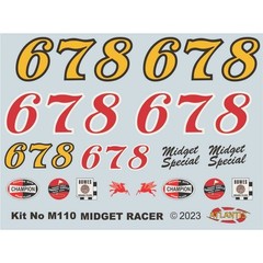 Atlantis 110 1/20 Midget Racer Plastic Model Kit