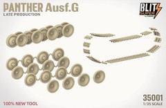TAKOM 35001 1/35 Panther Ausf.G Late Prod Tank w/Metal Barrel inculded,Track