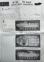 Hobby Fan 1/35 U.S. Marine AAV7 EAAK Resin Conversion Kit for Tamiya