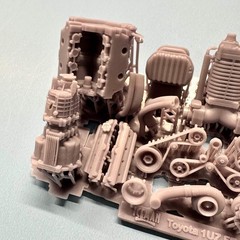 Toyota 1UZ FE Twin Turbo Supercharged Engine 1/25