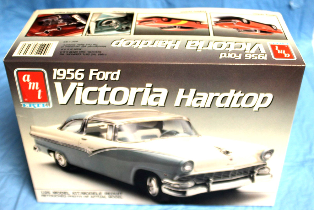 AMT ERTL MODEL CAR KIT 1/25 SCALE 1956 FORD VICTORIA HARDTOP BAGGED DATED 1989