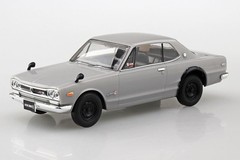 Aoshima 1/32 The Snap Kit Nissan Skyline 2000GT-R Silver 09-A Model Kit 05882