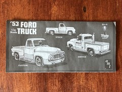 AMT 1/25 ’53 Ford F100 Pickup Custom Build Project (please read description)