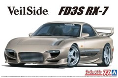 AOSHIMA 1/24 TUNED CAR No.77 MAZDA VeilSide Combat FD3S RX-7 1991 kit New JP
