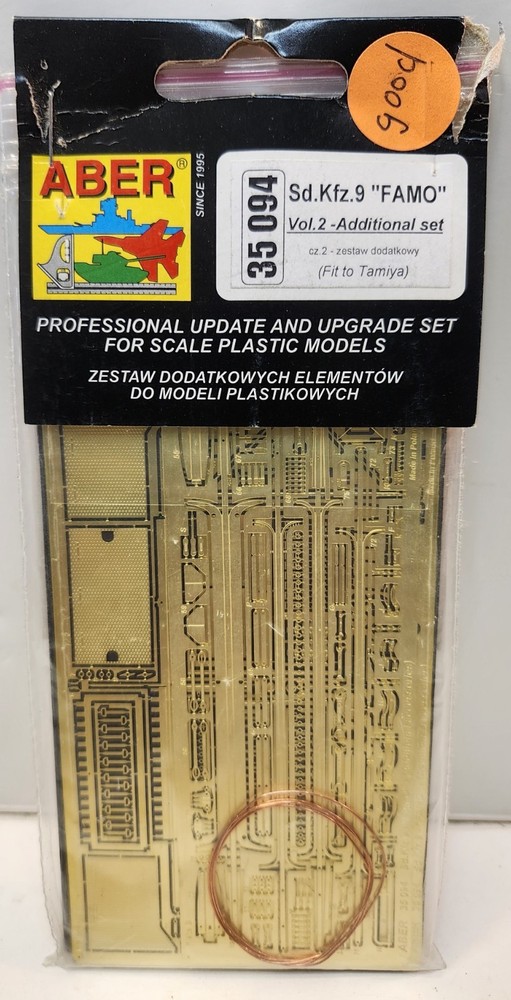 ABER 1/35 PE Upgrade Set 35 094 Vol.2 German FAMO Sd.Kfz.9 WWII Heavy Half-Track
