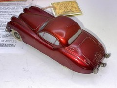 PRAMETA 1948 Jaguar XK120 1/43 Wind-Up Promo Maroon VF+ w/BOX/Key/card Kolner