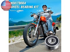 MoKitDora 3/4″ Wheel Bearing Harley Dyna Wide Super Glide Softail Sportster