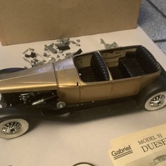 Hubley Classic Metal Kit 1/18 Scale Model SJ Duesenberg #4864 Vintage