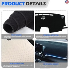 Dashboard Cover Dash Cover Mat Compatible with Toyota Sienna 2021 2022 2023