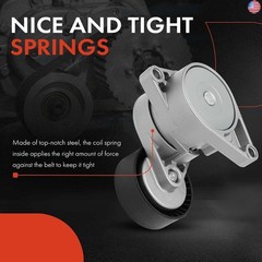 A-Premium Belt Tensioner Assembly with Pulley Compatible with BMW 323Ci, 323is,