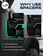 5X4.75 Hub Centric Wheel Spacers 1 Inch Compatible with Buick, Chevy, Oldsmobile