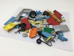Vintage Race & Drag Model Car Junkyard Parts LOT 1/24-1/25 Scale