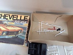 AMT T117 1971 Chevy Chevelle.SS 454 Annual vintage Model KIT 1/25 Needs Finish