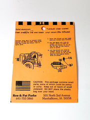 1/25 Parts By Parks Flathead Finned Oil Filter Polished Finish #8002