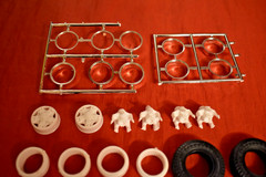 AMT Chevy Titan 90 Wheels and Firestone Tires 1/25