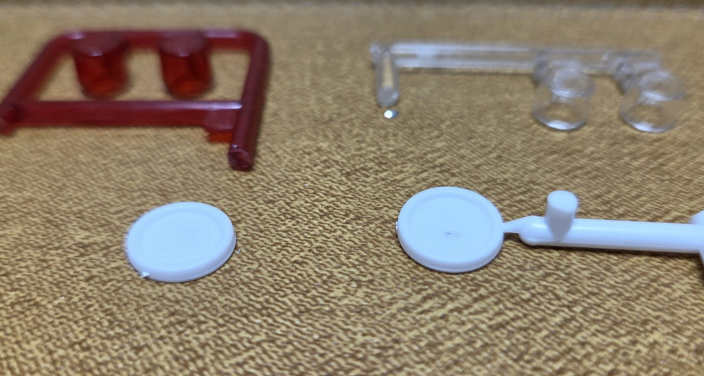 1968 Dodge CORONET R/T rotating red emergency lights 1:25 MPC Model Kit PARTS