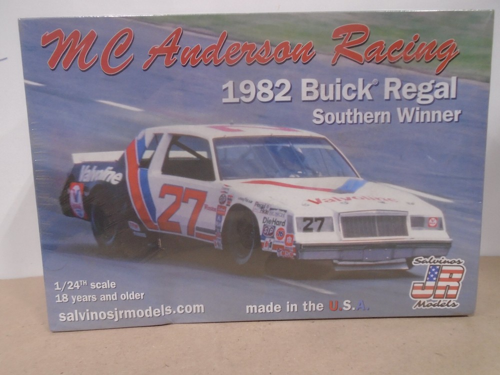 SALVINO MODELS #MCAB1982DA 1/25 SCALE “82 BUICK REGAL MC ANDERSON RACING NEW IN
