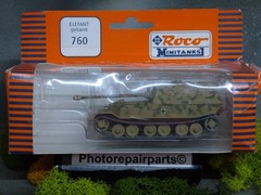 Herpa / Roco Minitanks WWII German Elefant Tank Destroyer Lot #7377©