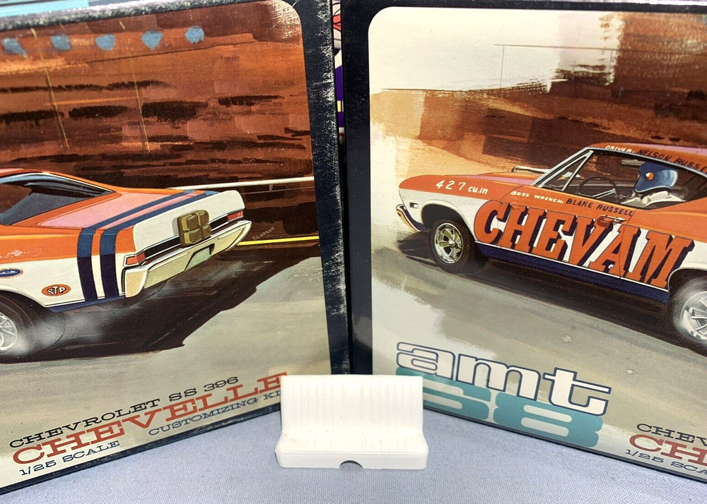 AMT 1968 CHEVROLET CHEVELLE SS396 “CHEVAM” #5628-200 MPC 1/25 NOS MINT REAR SEAT