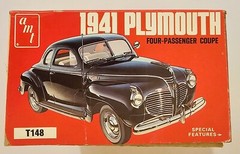 1/25 AMT T148: 1941 Plymouth Four Passenger Coupe