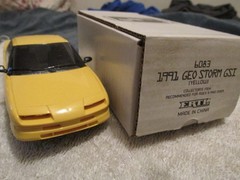 ERTL AMT 1991 CHEVROLET GEO STORM GSI Dealer Promo Model 1:25 YELLOW # 6083