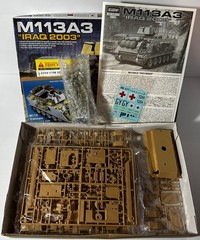 Lot: Academy #13211 1/35 Scale M113A3 APC “Iraq 2003” + Legend Resin Detail Set
