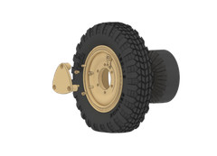 Heavy Hobby LM-35025 1/35 WWII Germany sd.kfz.221/222/223/260/261 Off-road Wheel