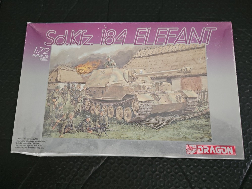 NEW: DRAGON SD.Kfz.184 Elefant Armor Series: 1:72: 7201