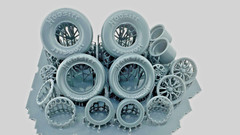 Drag Wheel set, Weld wheels and Hoosier tires