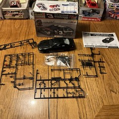 Built Model Car, 1998 Revell Stock Car STARTED, INCOMPLETE, MODIFIED