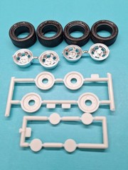Revell AMT Ertl MPC Monogram MPC 1/25 Model Part 1968 El Camino Custom Wheels