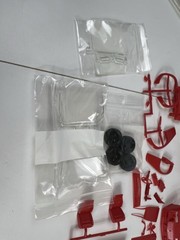 Camaro Z28 MPC 1:25 Model Kit # 1-0814 Parts Pieces Red Vintage Open Box