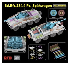 RYEFIELD 5118+2078 1/35 Spahwagen Full Interior And Weighted Wheels Type AB