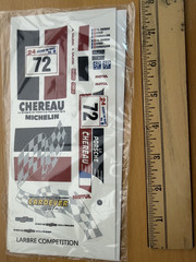 Model kit Decal Sheet #72 Porsche GTZ Chereau unused P32