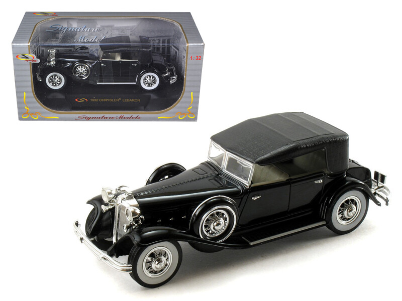 Signature Models 32316BK 1932 Chrysler Lebaron Black 1/32 Diecast Car Model