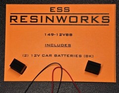 1:24 1:25 SCALE MODEL CAR BATTERY BATTERIES 149-12VBB Pre-drilled For Wire