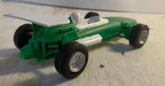 Indy race car junkyard