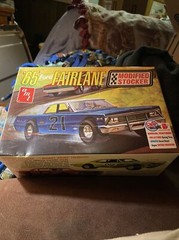 Brand New!! AMT 1965 Ford Fairlane Modified Stock Car Plastic Model Kit AMT1190