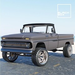 1:25-1:24 Scale Resin Offroad-Lo Pro 6 Spoke Rims and Tires With Brakes