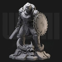 1/24 Scale Resin Figure Model Kit Slayer Fantasy Akasha Unassembled, Unpainted.