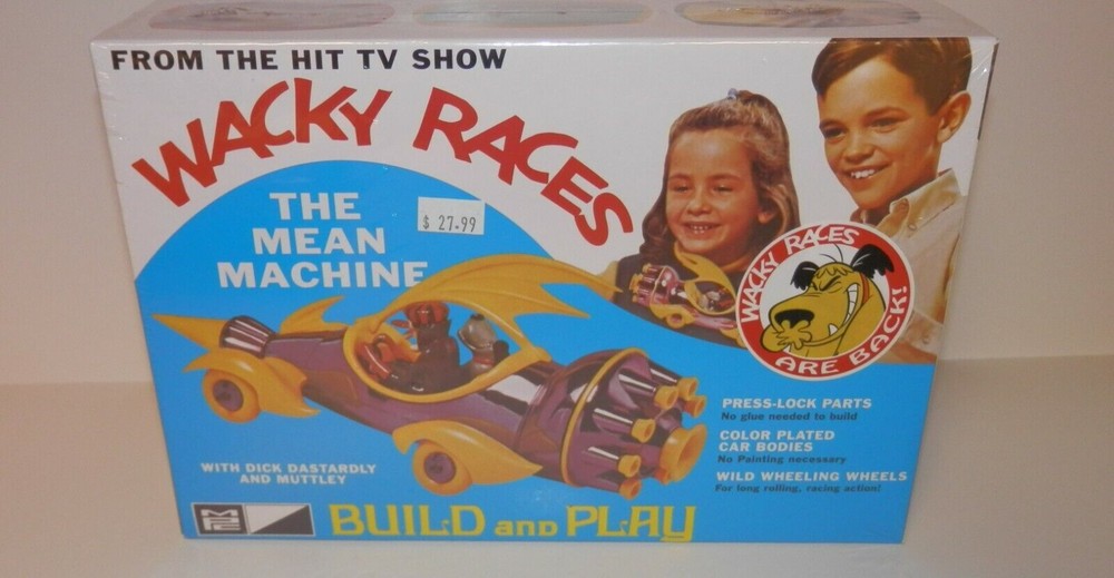 MPC Build & Play Wacky Races The Mean Machine w/ Dastardly & Muttley #MPC935/12