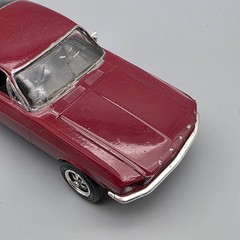 1968 Ford Mustang 1/25 Built Model Car Parts Diorama Display Glued Hood