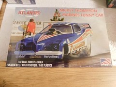 Atlantis 1:16 #H1499 Mickey Thompson US Marines Funny Car NIB